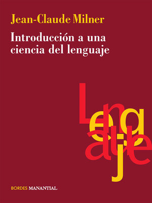 cover image of Introducción a una ciencia del lenguaje
